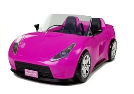 Lėlių automobilis kabrioletas LeanToys, rožinis