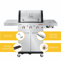 Dujinės kepsninės Char-Broil Professional Pro S3 Rinkinys