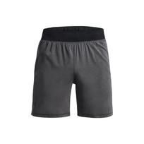 Under Armour Solid Color Elastic Waist Running Shorts Men Bottoms Black 1376510-001 M