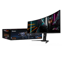 GIGABYTE | CO49DQ | 49" | OLED | DQHD | 32:9 | 144 Hz | 3 ms | 5120 x 1440 pixels | 250 cd/m² | HDMI ports: 2 x HDMI 2.1 | Black | Warranty: 36 months