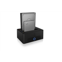 Raidsonic Icy Box IB-1232CL-U3 Docking Station, 2x SATA 2.5" and/or 3.5" to 1x USB 3.2 Gen 1 Host + UASP