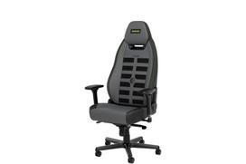 Žaidimų kėdė Noblechairs LEGEND, Shure Edition, high-tech eko oda, tamsiai pilka/juoda