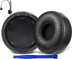 "SOULWIT" pakaitiniai ausinių įdėklai "Jabra Engage 55/65/75" (mono versija) (netinka "Engage 50", "Engage 55/65/75" stereo versijai), pakaitiniai įdėklai su didelio tankio putomis
