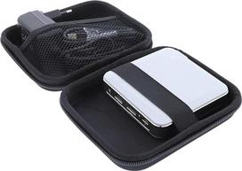 foto-kontor Case Compatible with Kodak Luma 150 and Accessories Apsauginis dėklas Kietas dėklas Nešiojamasis projektorius Smūgiams atsparus dulkėms, atsparus vandeniui, nepraleidžiantis vandens Kelionių apsauga Juoda, juoda, Kietas korpusas