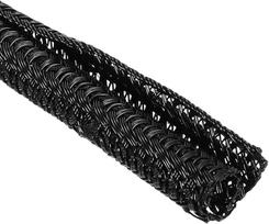 išteklių žemėlapis 2-2/5 Zoll ID Split Loom Tubing 7,6 m Poliesterio laidų apsauga Laidų kabelio rankovė USB kabelio maitinimo laidui, juoda