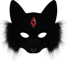 OhMill Katzenmaske, Helovinas, pusės kaukė fuksams, Cosplay, su žalvariu, Moteris-katė, Vakarėlis, kaukė Helovinui, Cosplay, Karnavalui, Baliui, Maskenball