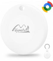 Baltas lokalizatorius - GPS sekiklis Android + dėklas "Lifemate LifeTag Tracker HD-P16-3"
