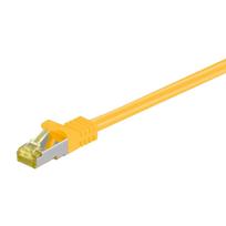 Goobay Wentronic goobay - Patch- Kabelis - RJ-45 (M) iki RJ-45 (M) - 5,0 m - SFTP, PiMF - Cat.7 RohCable - be halogenų, formos - geltonas (91620)