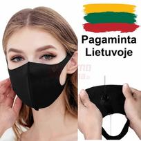 Daugkartinė veido kaukė AK4 : Spalva - Juoda (BK)