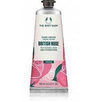 The Body Shop British Rose Hand Cream drėkinantis rankų kremas normaliai odai - 100 ml.