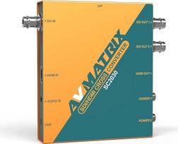 AVMATRIX SC2030 3G-SDI/HDMI mastelio kryžminio signalo keitiklis su DIP jungikliais Analoginio garso įterpimas