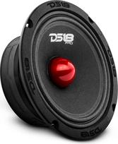 DS18 PRO-GM6.4B - 6.5 Inch Midrange Red Aluminium Ball, Max 480 W, 4 Ohm, 1.5 Inch Kapton VC Premium Audio Door Speaker for Car or Truck Stereo Sound System (1 Speaker)
