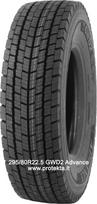 Padanga 295/80R22.5 GWD2 Advance 18PR 152/148M TL M+S 3PMSF,  295/80 R22.5