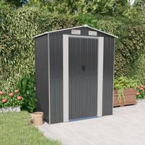 Metalinis sodo sandėliukas 192x108cm (tamsiai pilkas)