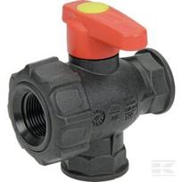 Rutulinis vožtuvas 1/2" nenutrūkstamas 3 krypčių 45531112