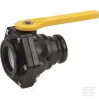 Rutulinis vožtuvas 2 krypčių 3" flanšas x 3" Camlock kištukas MVSF300FP