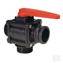 Rutulinis vožtuvas 3 krypčių 1 1/2" išorinis sriegis 453025H66