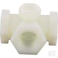 Trišakis 1/2" vidinis sriegis + 1/4" anga 33GTT1214