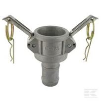 Camlock tipo C 1 1/4" žarnos galas nerūd. plienas HCN100CSS032