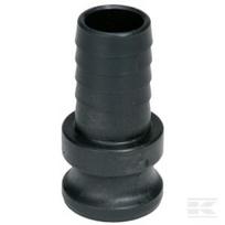 Camlock tipo E 1" žarnos galas polipropilenas 8034255