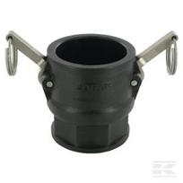 Camlock D tipo 2" vidinis sriegis polipropilenas 18107D