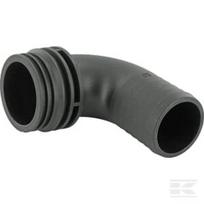 Žarnos jungtis 90° 50 mm su išorine jungtimi T7 1191750