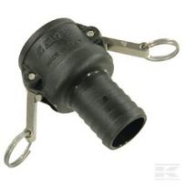 Camlock C tipo 1" žarnos galas 32 mm polipropilenas 18104C5