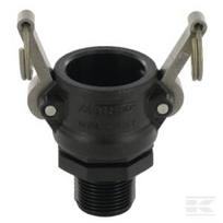 Camlock B tipo 3/4" išorinis sriegis polipropilenas 18103B