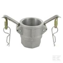 Camlock tipo D 1 1/2" vidinis sriegis aliuminis HCN100DAL038