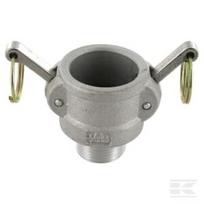 Camlock tipo B 3/4" išorinis sriegis aliuminis HCN100BAL019