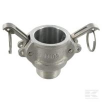 Camlock tipo B 1" išorinis sriegis aliuminis HCN100BAL025
