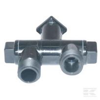Purkštuko laikiklis dvigubas pasukamas 1/4" NPT 8600214TNYB