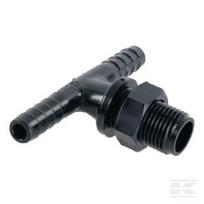 T formos žarnos jungtis 2x3/8"-11/16"AG 8120NYB406TD
