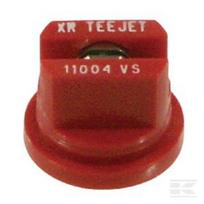 Plokščias ventiliatoriaus antgalis XR 110° 04 raudonas nerūdijančio plieno TeeJet XR11004VS