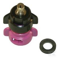 Oro indukcijos šoninis purkštukas TDOC 80° 025 violetinis žalvarinis Agrotop TDOC80025