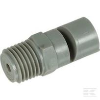 Plataus kampo antgalis TTJ 06 pilkas plastikinis TeeJet 14TTJ06VP