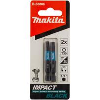 Makita Impact Black - Impakt-Schraubendreherbit - 2 Stücke - torx - T30 - Inbus - Länge: 50 mm (B-63806)