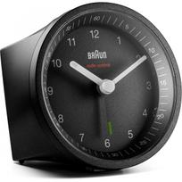 Braun Funkwecker BC07B-DCF schwarz - Quarzwecker - Rund - Schwarz - Analog - Gelb - Akku (67009)