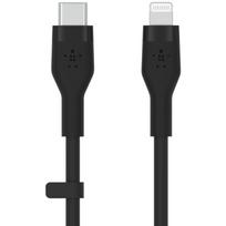 Belkin BOOST CHARGE - Lightning-Kabel - 24 pin USB-C männlich zu Lightning männlich - 2 m - Schwarz - für Apple iPad/iPhone/iPod (Lightning)