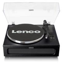 Lenco | Record Player with 4 built-in speakers | LS-430BK | Bluetooth | Speakers