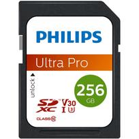 Philips Ultra Pro FM25SD65B - Flash-Speicherkarte - 256GB - Video Class V30 / UHS-I U3 / Class10 - SDXC (FM25SD65B/00)