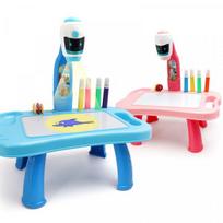 LEAN Toys Mini Projector Robot Table 2in1 Accessories Pink