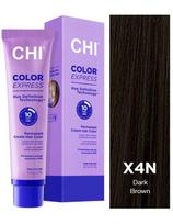 CHI ilgalaikiai plaukių dažai per 10min Chi Color Express X4N Dark Brown 89g
