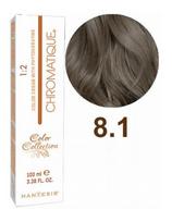 Hantesis plaukų dažai 8.1 šviesi pelenų blondinė Hantesis Chromatique 100ml
