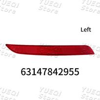 63147842955 63147842956 Automobilio galinio buferio atšvaitas Raudonas lęšis Įspėjamoji juosta BMW 5 serijai F10 M5 2011-2016 Atšvaitinės juostos