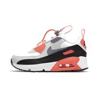 Nike Air Max 90 Toggle PS Infrared Kids Sneakers White Neutral-Grey Black CV0064-100 28