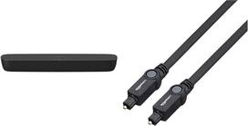 "Panasonic" SC-HTB200EGK 2.0 garso juosta (80 W RMS, HDMI, optinis įėjimas, "Bluetooth", "DTS Digital Surround") Juoda ir "Amazon Basics Toslink" optinis skaitmeninis garso kabelis, 1 m