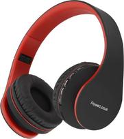 "PowerLocus" "Bluetooth" ausinės per ausis, belaidės ausinės, "HiFi Stereo", sulankstomos ausinės su mikrofonu, minkštomis ausų pagalvėlėmis, "Micro SD/TF", FM radiju, skirtos "iPhone" / "Android" / staliniams / nešiojamiesiems kompiuteriams (juodos / rau