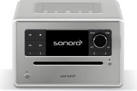 "sonoro Elite" internetinis radijas su CD grotuvu (FM, DAB Plus, podcast'ai, "Spotify", "Amazon Music", "Deezer") Sidabrinis