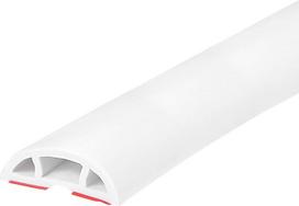 aprūpinimas žemėlapiu Grindų laido dangtelis Kabelio apsauga 1 cm W x 0,6 cm H 3 m Baltas kabelių valdymas namų biurui